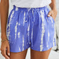 Tie Dye Drawstring Casual Shorts