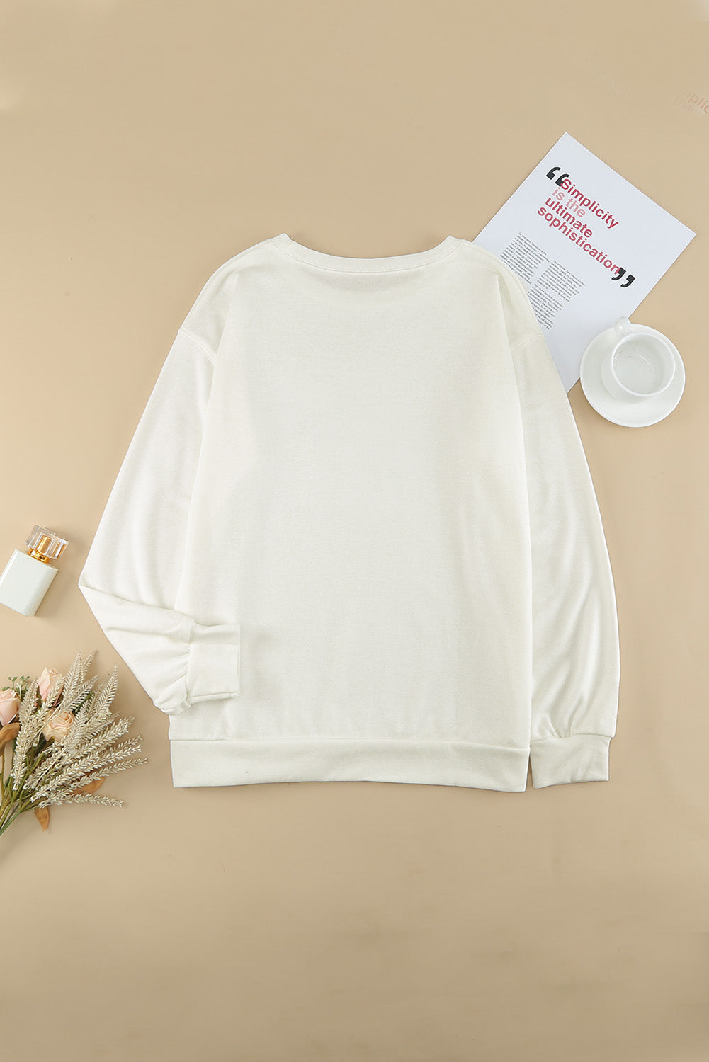 Letter Pumpkin Print Sweatshirt