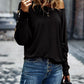 Knitted high stretch warm winter fashion casual blouse