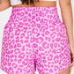 Leopard High Waisted Athletic Shorts