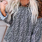 Leopard Patchwork Long Sleeve Top