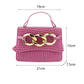 Rose Crozzling Textured Multi-functional Messenger Bag