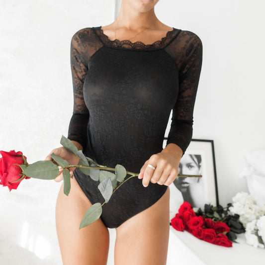 TIFFANY BODYSUIT - BLACK