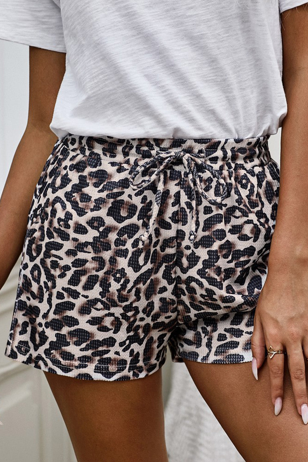 Leopard Tie Dye Shorts