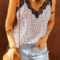 V Neckline Spaghetti Straps Tank Top