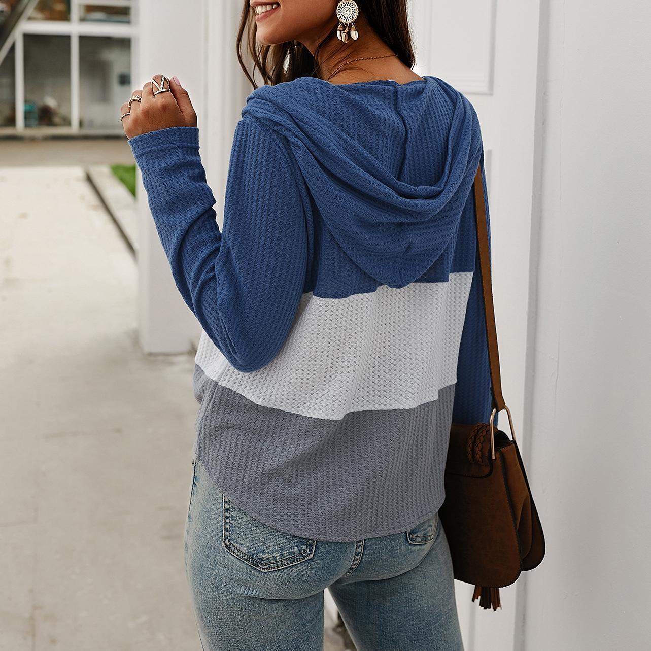 Fall/Winter V-neck knitted sweater for women