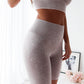 SEAMLESS RIBBED SPORTS BRA- IRIS