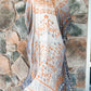 Gray Mandala Fashion Print Half Sleeve Kimono