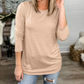 Open Back Long Sleeve Knit Top