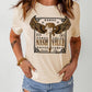 NASHVILLE Guitar Wings Graphic Print Crewneck T Shirt
