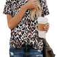 Short Sleeve Leopard Print Top