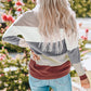 Colorblock Pocketed Sweater