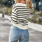 Soft Warm Casual Striped Sweater
