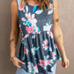 Flowy Blooms Babydoll Tank Top