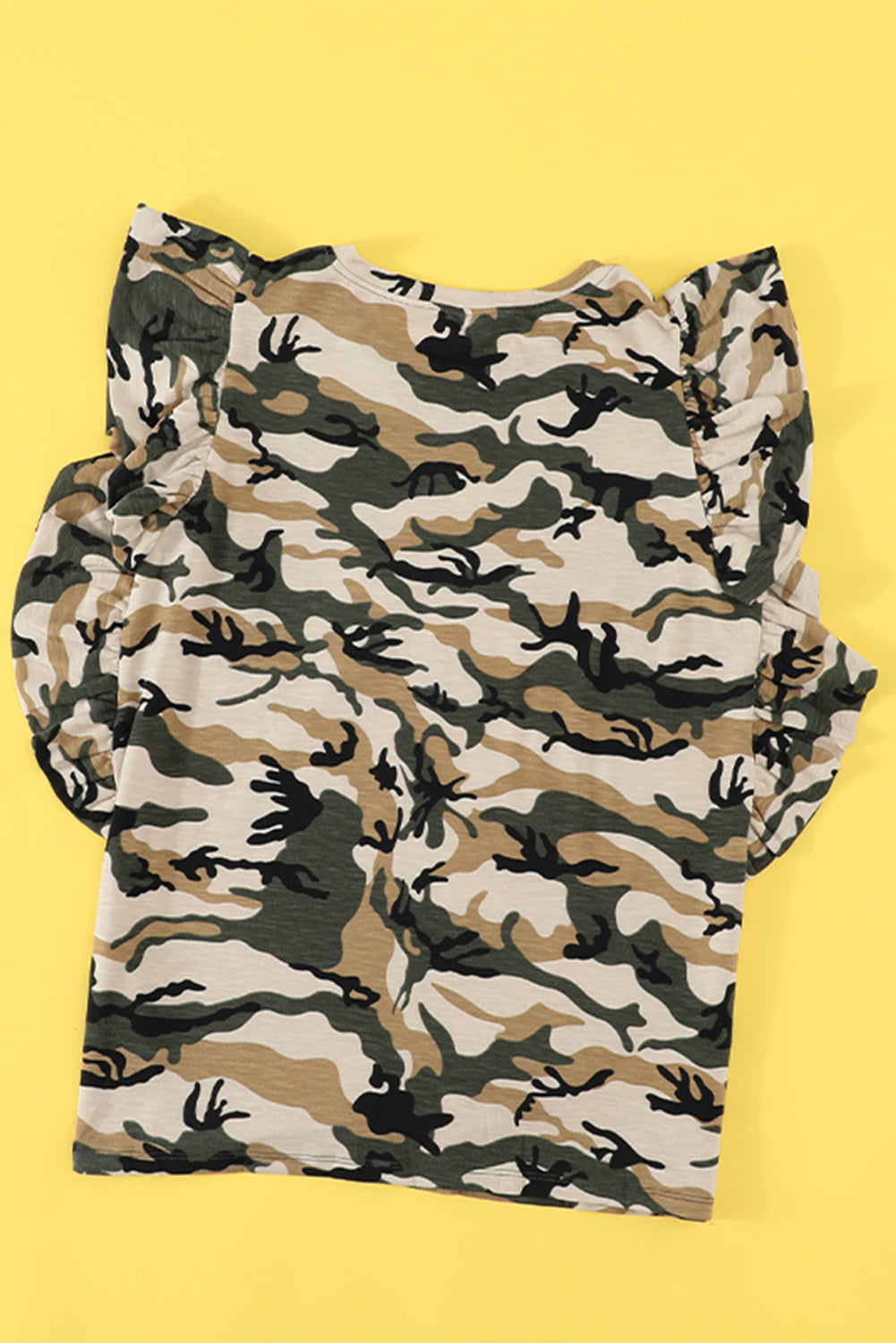 Cut Out Lace Patchwork Short Sleeve Top