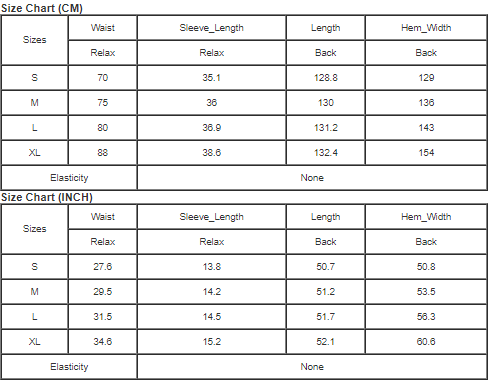 Orange Floral Kimono Long Dress with Slit