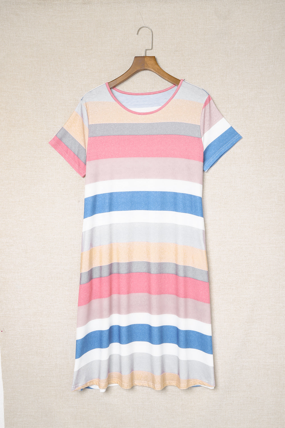 Striped Pocket Mini Dress