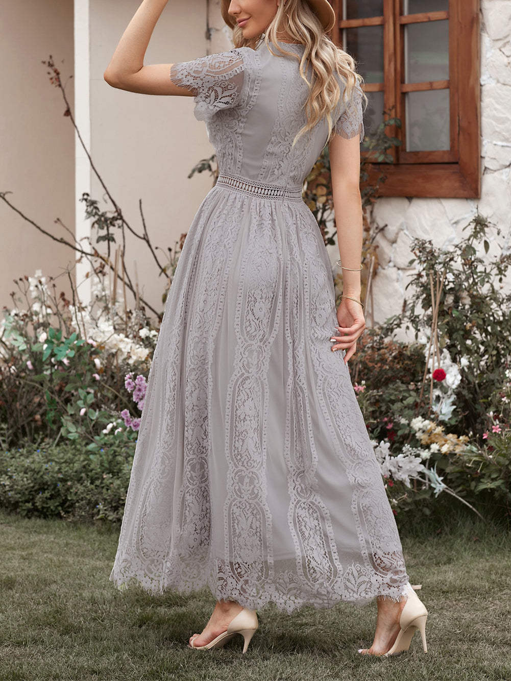 Fill Your Heart Lace Maxi Dress