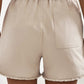 Pocketed Drawstring Casual Shorts