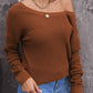 Cross Back Hollow-out Sweater