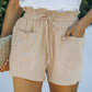 Drawstring Waist Shorts with Pockets