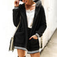Winter hooded jacket long tops