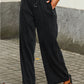 High Waist Pocketed Wide Leg Tencel Jeans