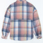 Pink Plaid Flap Pockets Shacket