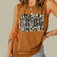 Leopard BABE Graphic Tank Top